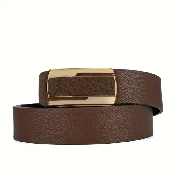 Creative Imported Leather Belt with Automatic Buckle